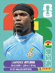 Lawrence Ati Zigi Ghana (GHA2) - Sticker World Cup 2026