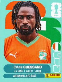 Evann Guessand Costa De Marfil (CIV19) - Sticker World Cup 2026
