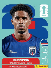 Kevin Pina Cabo Verde (CPV10) - Sticker World Cup 2026