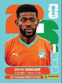 Ibrahim Sangaré Costa De Marfil (CIV12) - Sticker World Cup 2026