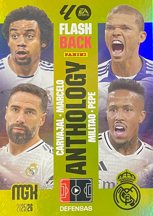 Carvajal / Militao / Marcelo / Pepe Flashback Power (437)  - Megacracks 2025/2026