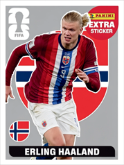 Erling Haaland Extra Sticker Plata (EXT59) - Sticker World Cup 2026