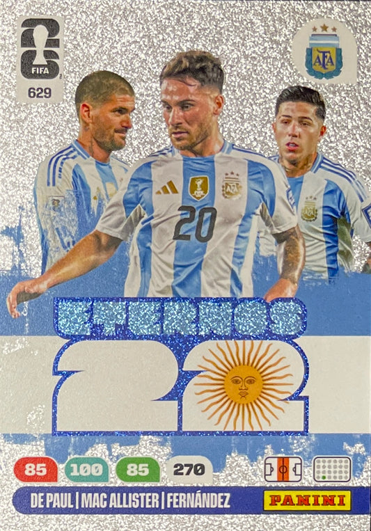 Midfielders Eternos 22 (629)  - Adrenalyn XL World Cup 2026