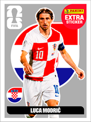 Luka Modrić Extra Sticker Plata (EXT23) - Sticker World Cup 2026