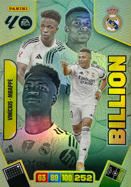 Vinícius - Mbappé Billion (B5)  - Adrenalyn XL LaLiga 2025/2026