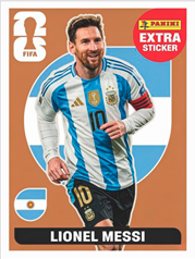 Lionel Messi Extra Sticker Bronce (EXT2) - Sticker World Cup 2026