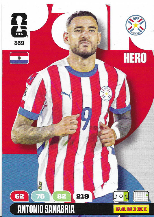 Antonio Sanabria Básica (369)  - Adrenalyn XL World Cup 2026