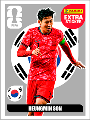 Heung-Min Son Extra Sticker Plata (EXT67) - Sticker World Cup 2026