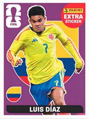 Luis Díaz Extra Sticker Base (EXT17) - Sticker World Cup 2026