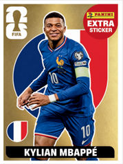 Kylian Mbappé Extra Sticker Oro (EXT40) - Sticker World Cup 2026