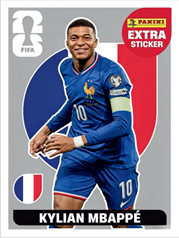 Kylian Mbappé Extra Sticker Plata (EXT39) - Sticker World Cup 2026