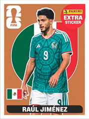Raúl Jiménez Extra Sticker Bronce (EXT46) - Sticker World Cup 2026