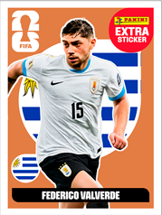 Federico Valverde Extra Sticker Bronce (EXT78) - Sticker World Cup 2026