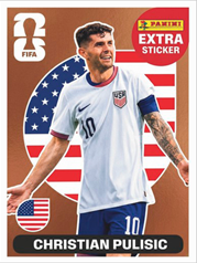 Christian Pulisic Extra Sticker Bronce (EXT74) - Sticker World Cup 2026