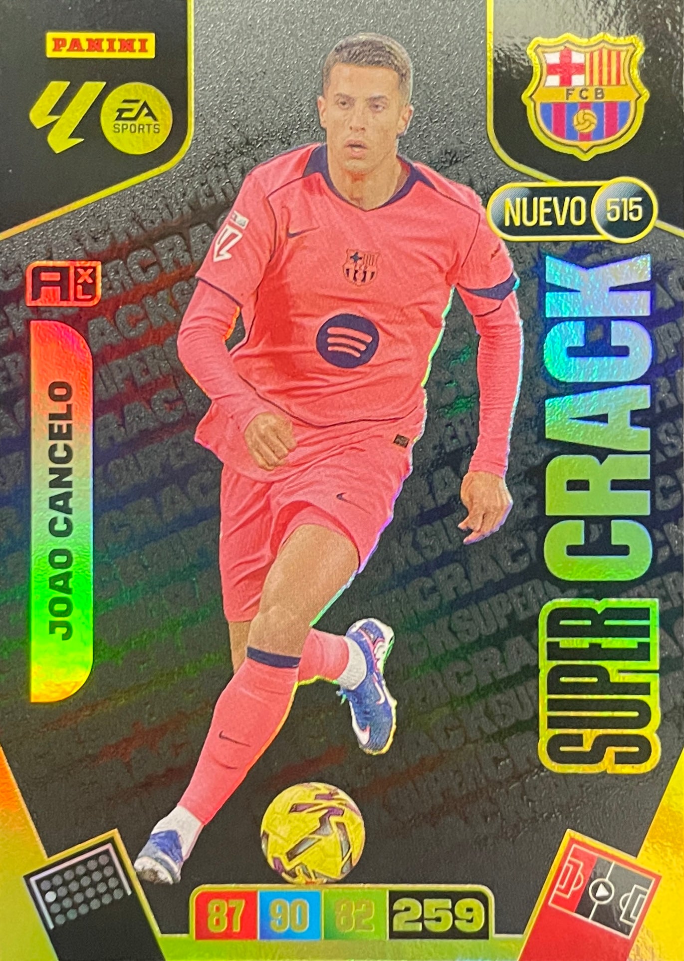 Joao Cancelo Supercrack (515)  - Adrenalyn XL LaLiga 2025/2026