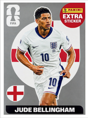 Jude Bellingham Extra Sticker Plata (EXT35) - Sticker World Cup 2026