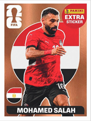 Mohamed Salah Extra Sticker Bronce (EXT30) - Sticker World Cup 2026