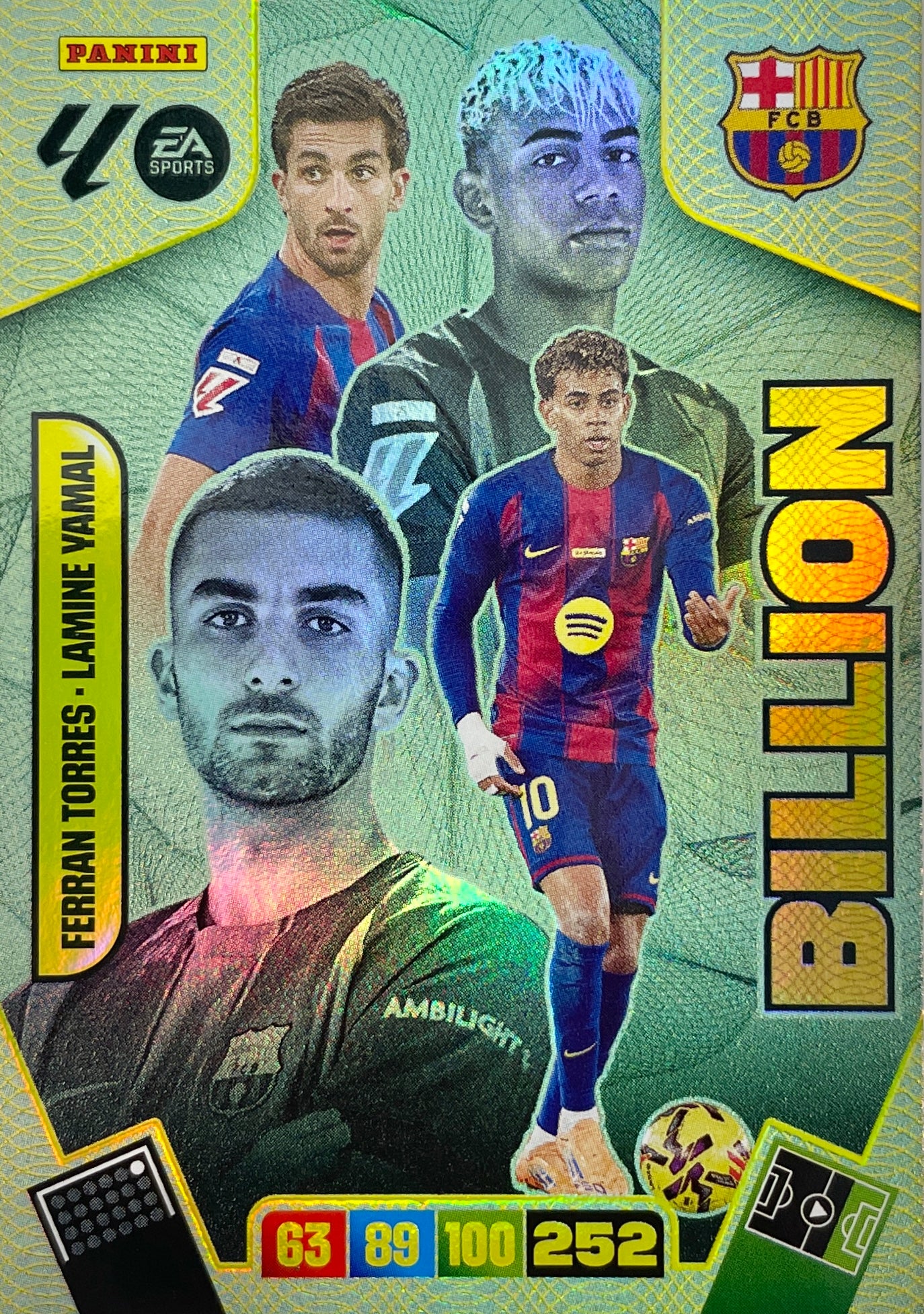 Ferran Torres - Lamine Yamal Billion (B3)  - Adrenalyn XL LaLiga 2025/2026