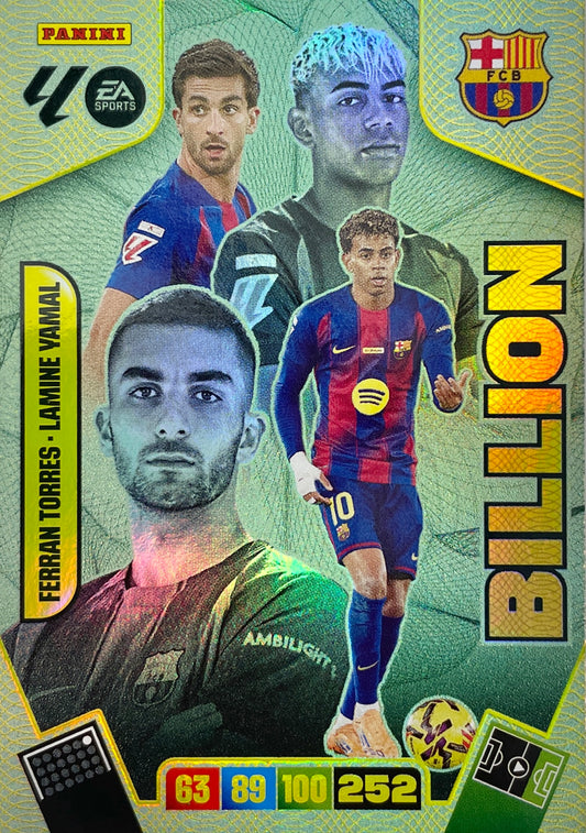 Ferran Torres - Lamine Yamal Billion (B3)  - Adrenalyn XL LaLiga 2025/2026