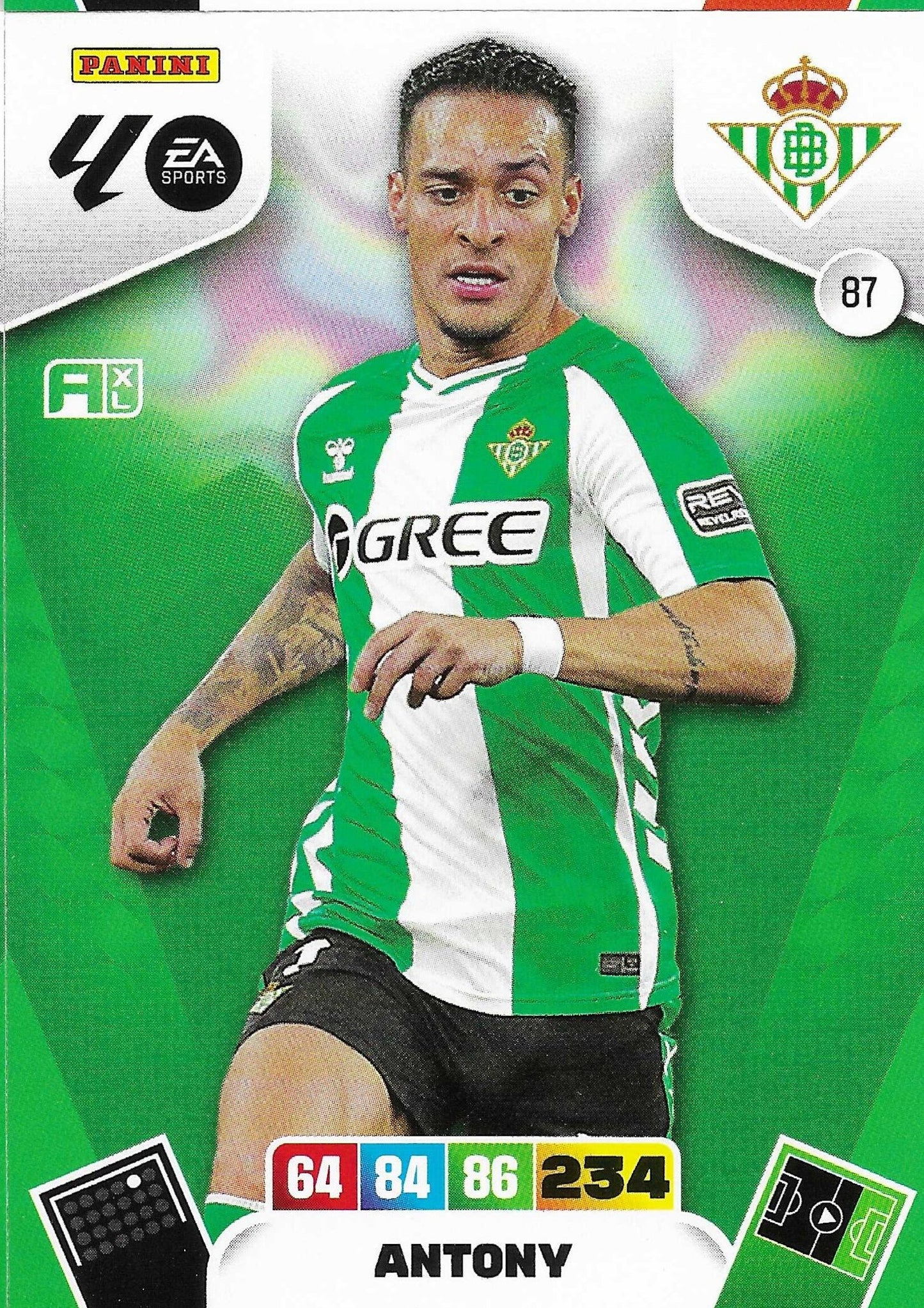 Antony Básica (87)  - Adrenalyn XL LaLiga 2025/2026