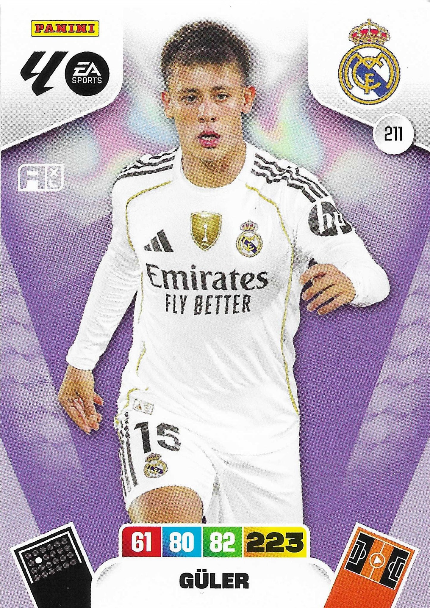 Guler Básica (211)  - Adrenalyn XL LaLiga 2025/2026