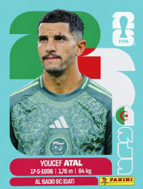 Youcef Atal Argelia (ALG4) - Sticker World Cup 2026