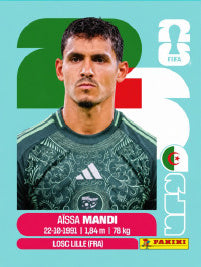 Aïssa Mandi Argelia (ALG7) - Sticker World Cup 2026