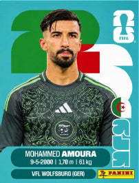 Mohammed Amoura Argelia (ALG20) - Sticker World Cup 2026