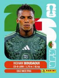 Hicham Boudaoui Argelia (ALG10) - Sticker World Cup 2026