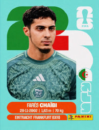 Farès Chaïbi Argelia (ALG14) - Sticker World Cup 2026