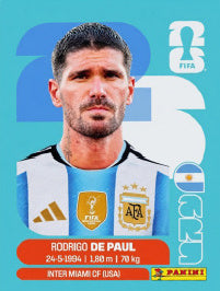 Rodrigo De Paul Argentina (ARG10) - Sticker World Cup 2026