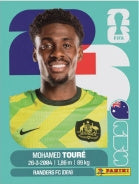 Mohamed Touré Australia (AUS20) - Sticker World Cup 2026