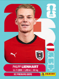 Philipp Lienhart Austria (AUT6) - Sticker World Cup 2026