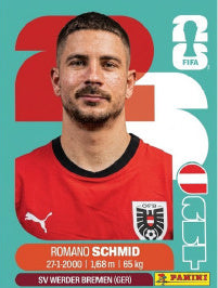 Romano Schmid Austria (AUT16) - Sticker World Cup 2026