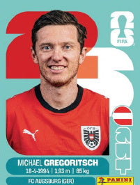 Michael Gregoritsch Austria (AUT19) - Sticker World Cup 2026