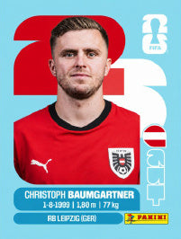 Christoph Baumgartner Austria (AUT18) - Sticker World Cup 2026