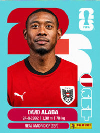 David Alaba Austria (AUT4) - Sticker World Cup 2026