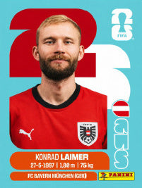 Konrad Laimer Austria (AUT12) - Sticker World Cup 2026