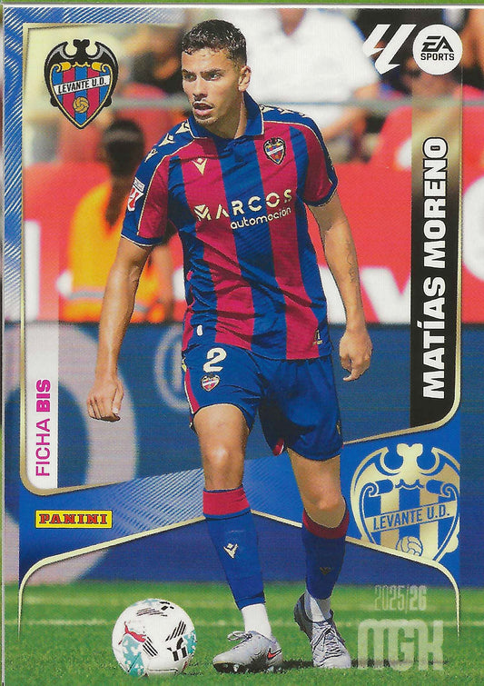Matías Moreno Ficha Bis (203BIS)  - Megacracks 2025/2026