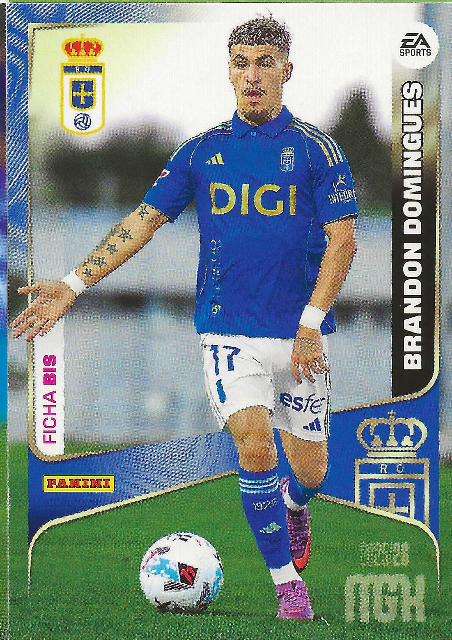 Brandon Domingues Ficha Bis (287BIS)  - Megacracks 2025/2026