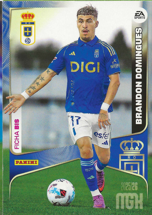 Brandon Domingues Ficha Bis (287BIS)  - Megacracks 2025/2026