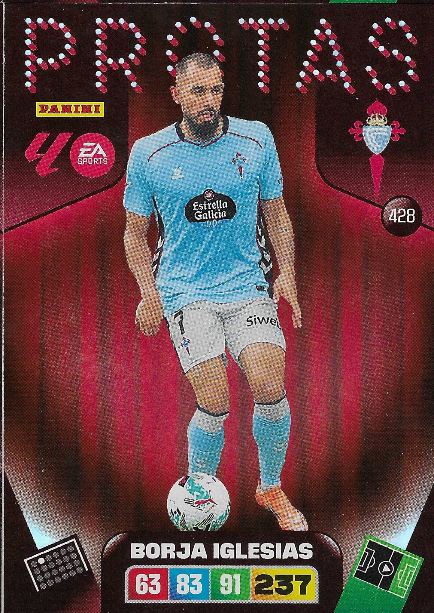 Borja Iglesias Protas (428)  - Adrenalyn XL LaLiga 2025/2026