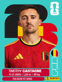 Timothy Castagne Bélgica (BEL4) - Sticker World Cup 2026