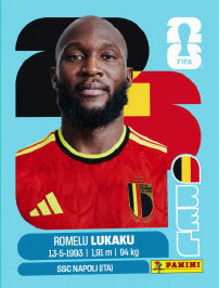 Romelu Lukaku Bélgica (BEL20) - Sticker World Cup 2026