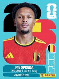Loïs Openda Bélgica (BEL19) - Sticker World Cup 2026