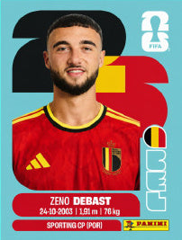 Zeno Debast Bélgica (BEL5) - Sticker World Cup 2026