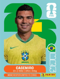 Casemiro Brasil (BRA10) - Sticker World Cup 2026