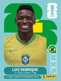 Luiz Henrique Brasil (BRA12) - Sticker World Cup 2026