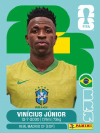 Vinicius Júnior Brasil (BRA14) - Sticker World Cup 2026