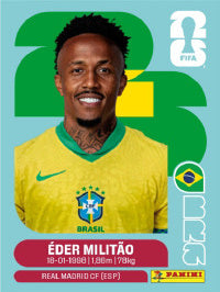 Éder Militão Brasil (BRA5) - Sticker World Cup 2026